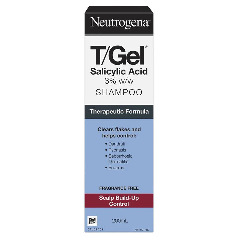 Neutrogena T Gel Salicylic Acid 3 % w/w Shampoo 200ml