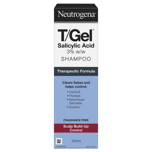 Neutrogena T Gel Salicylic Acid 3 % w/w Shampoo 200ml